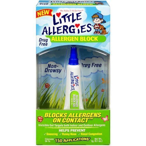 Little Allergies Allergen Block Gel for Kids .1 Oz (Pack of 4)
