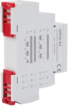 Settable Cycle Timer, GRT8- Mini Asymmetric Cycle Timer LED Indication ON/OFF Repeat Cycle Time Relay AC/DC 12-240V