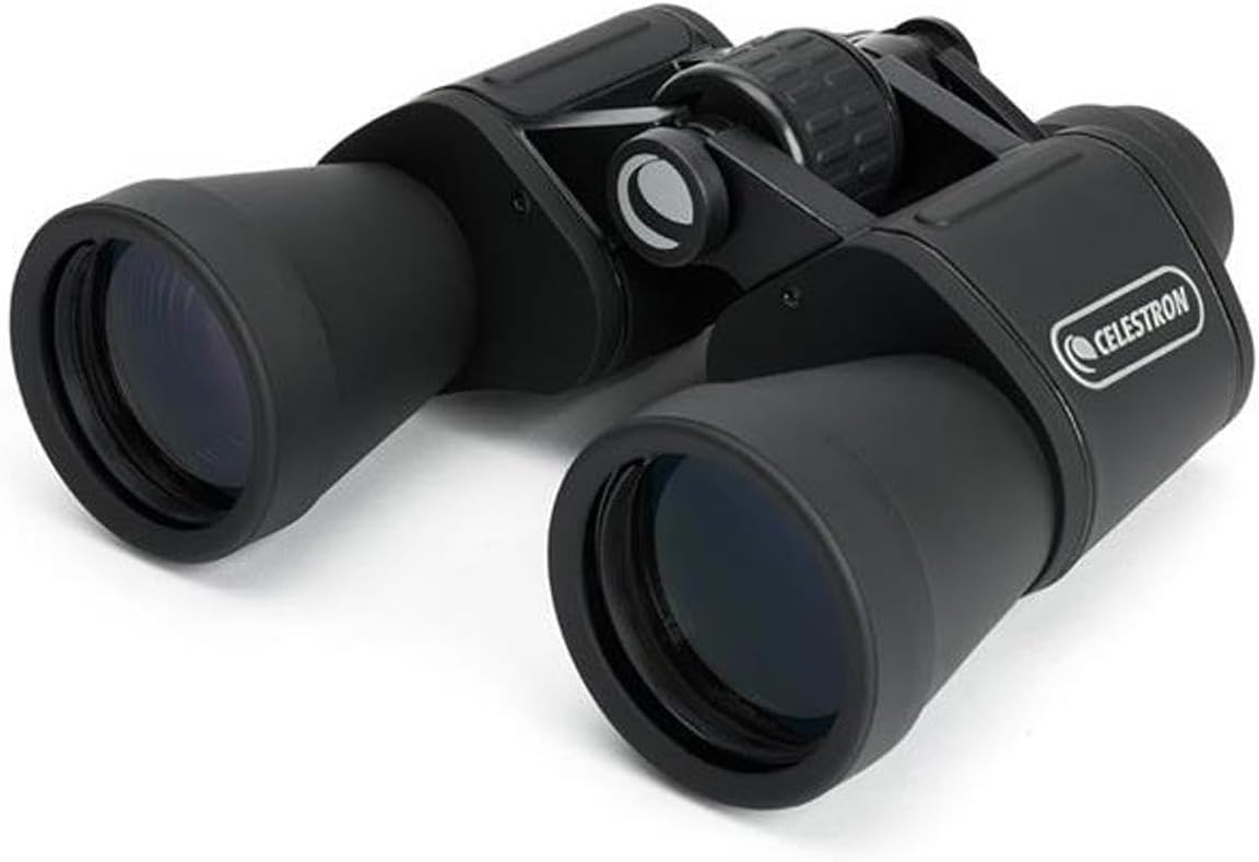 Celestron – UpClose G2 10x50 Binocular – Multi-Coated Optics for Bird Watching, Wildlife, Scenery and Hunting – Porro Prism Binocular for Beginners – Includes Soft Carrying Case