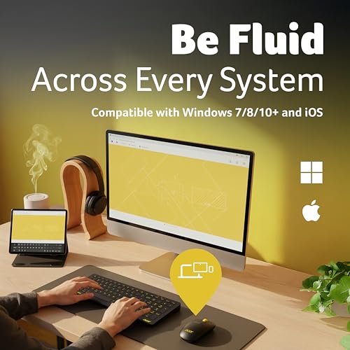 Image of Acer ZenKeys Duo Wireless Keyboard & Mouse Combo | 2.4 GHz + Bluetooth | Rechargeable 500 mAh Type-C | 99-Key Silent Keyboard | 1600 DPI Optical Mouse | 10m Range | Windows /macOS /Linux Compatible