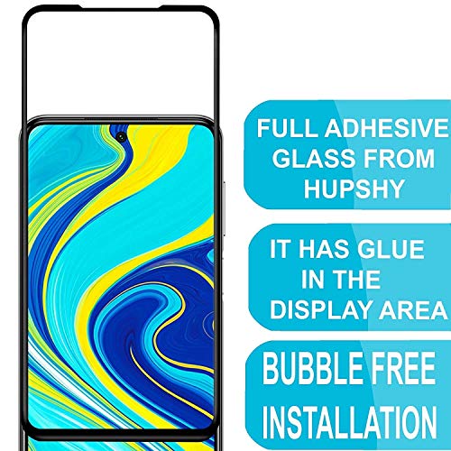 Image of STP FEEL� Glass Screen Protector Designed For Xiaomi Poco X2 (6.67 inch) [Edge to Edge Coverage] HD Clear, Bubble-Free, Anti-Scratch Full Protection Durable Tempered Glass - Black, Pack of 1