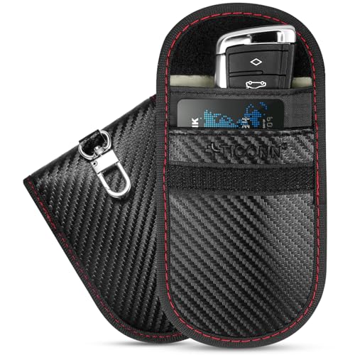 TICONN 2PK Faraday Bag for Key Fob, 3.5''X5.0''...