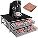 BBWELL Cassetto Porta Capsule,Organizer per Capsule di Caffè,Cassetto Organizer per Macchina da Caffè,Compatibile con Dolce Gusto Capsules,Capacità-72 Capsules con 1 Panno per la Pulizia immagine