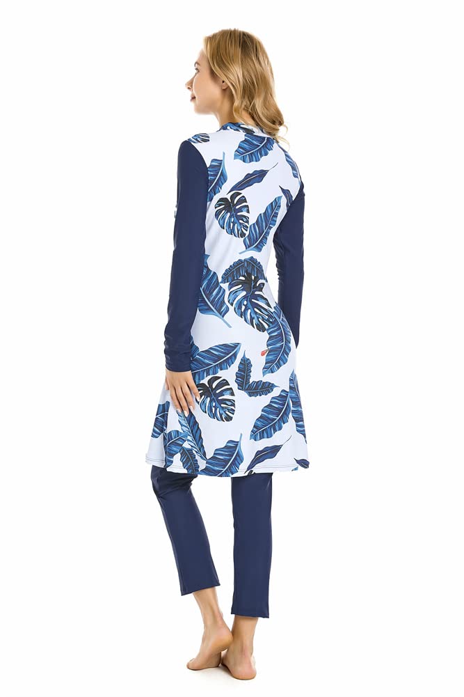 obaSeteck Muslim Swimsuits for Women Swimming Beachwear Islamic Burkini Plus Size Modest Swimwear for Girls (6XL, Z1)