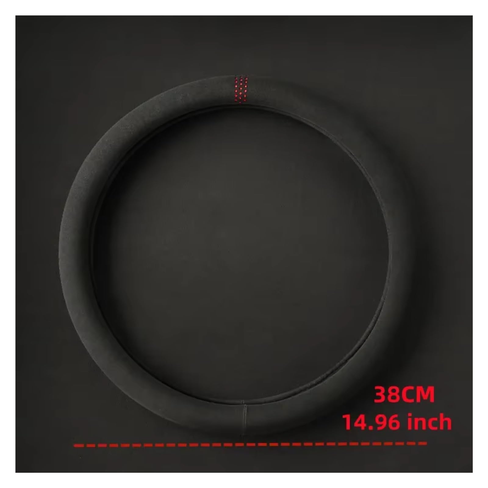 Fundas para Volante De Coche Funda Gamuza Volante Coche Ultrafina Antideslizante Redonda Transpirable Todas Las Estaciones(Blue-D)