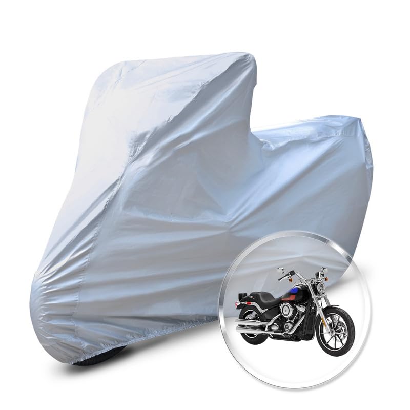 Image of Neodrift 'CrystalMax' Bike Cover for Harley Davidson Low Rider (All-Weather Motorcycle Protection, Water & UV Resistant, Dustproof, Windproof).