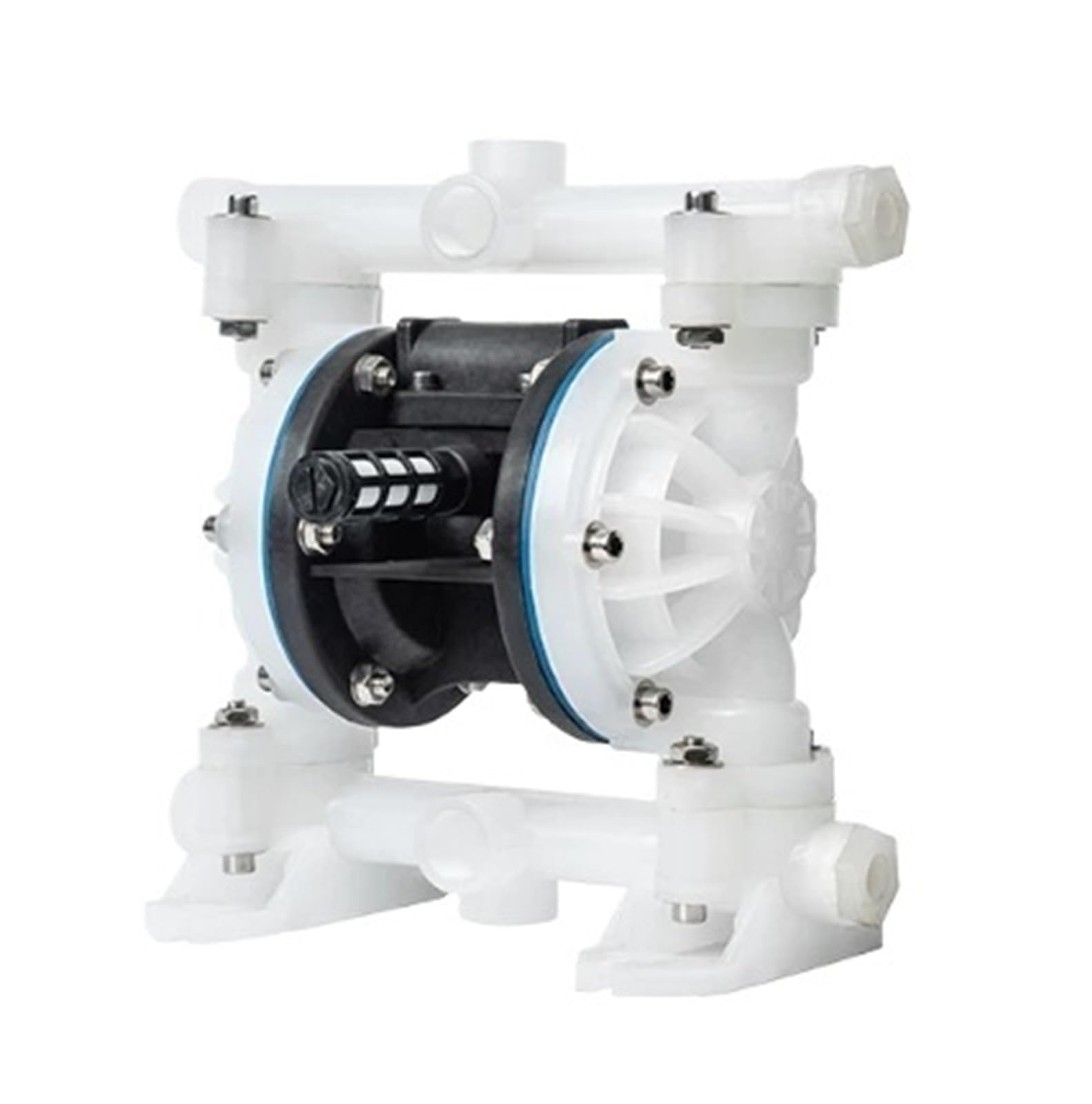 Pneumatic Diaphragm Pump QBY-15 PP+F46 Flow Rate 1m³/h Inlet/Outlet DN15