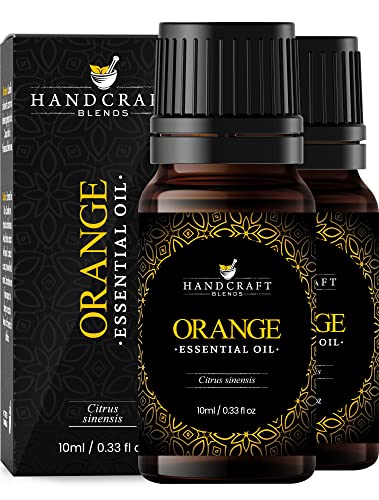 Handcraft Sweet Orange Essential Oil - 100% Pure And Natural - Premium Therapeutic Essential Oil For Diffuser And Aromatherapy - 0.33 Fl Oz - Pack Of 2 #TOP9