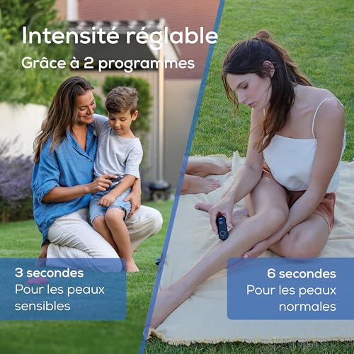 Beurer BR 90 Dispositif contre les démangeaisons, pour le traitement des piqûres et des morsures d'insectes, anti moustique, sans substances chimiques, avec lumière pratique et désactivable