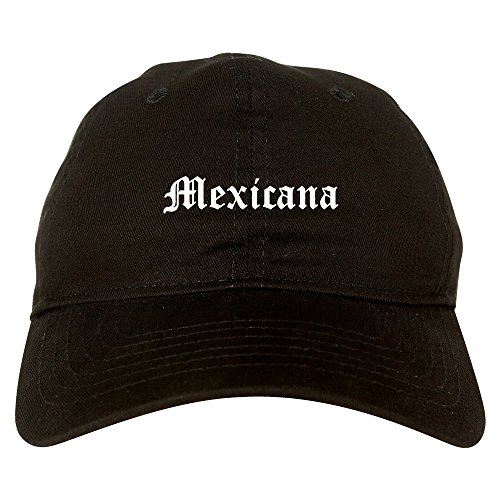 Fashionisgreat Mexicana Mexican Dad Hat Baseball Cap Black