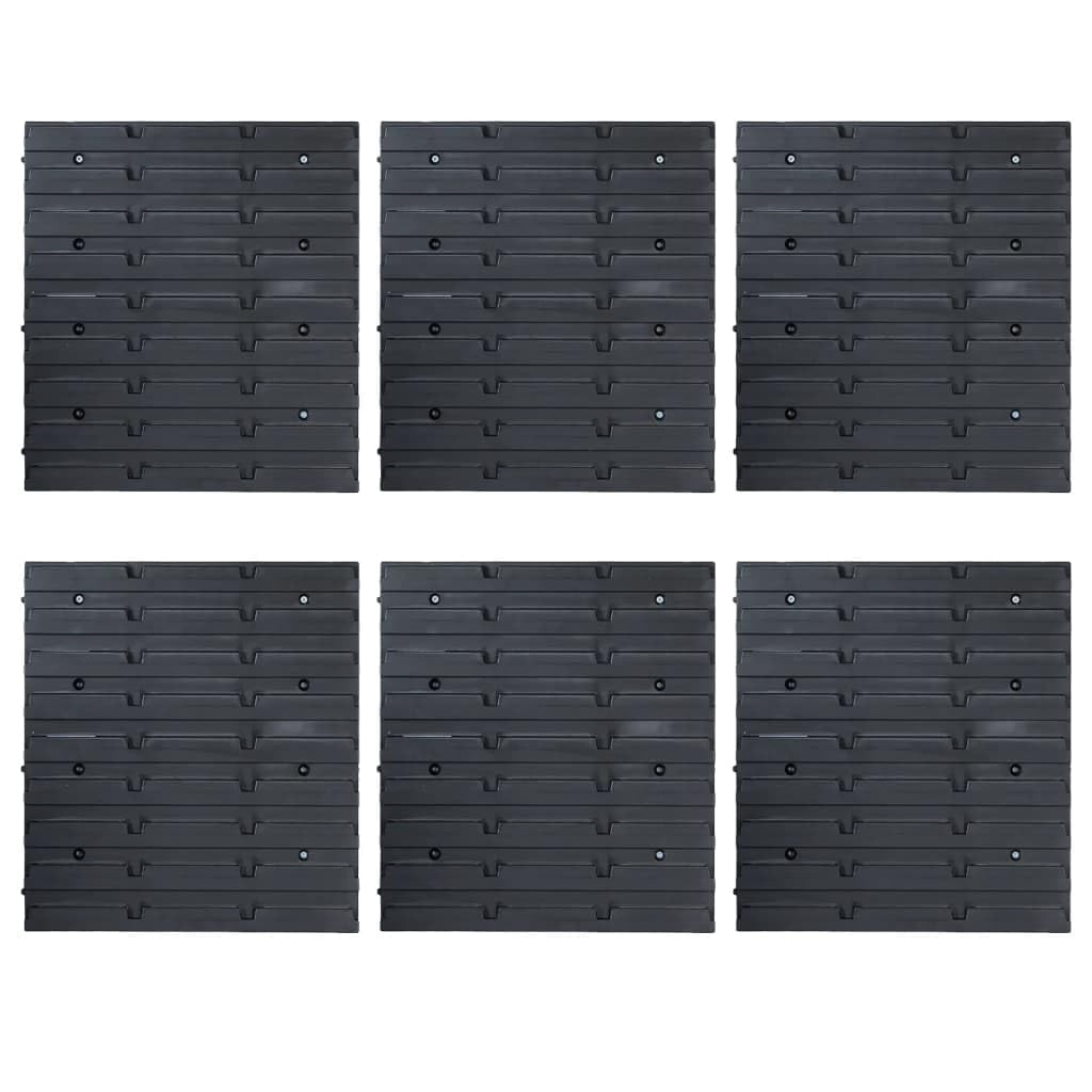 Genérico Kit de Cajas de almacenaje 96 pzas Paneles de Pared Rojo Negro,Bricolaje,Accesorios de Bricolaje,Organización y Almacenamiento de Herramientas,Armarios para herramientas-150806