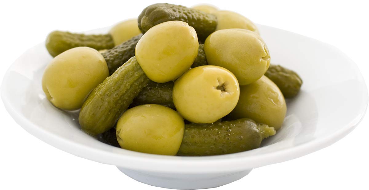 Aceitunas Manzanilla con Pepinillo y Sabor Anchoa Kimbos 4500 ml