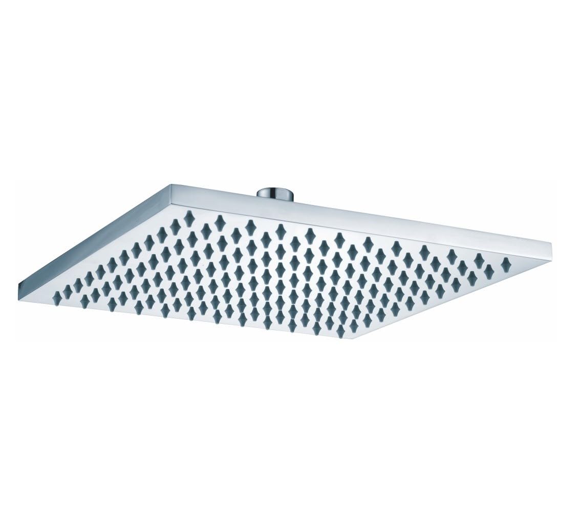 Rociador de Techo Cuadrado de 25 cm de Latón Cromado – (H-101F)