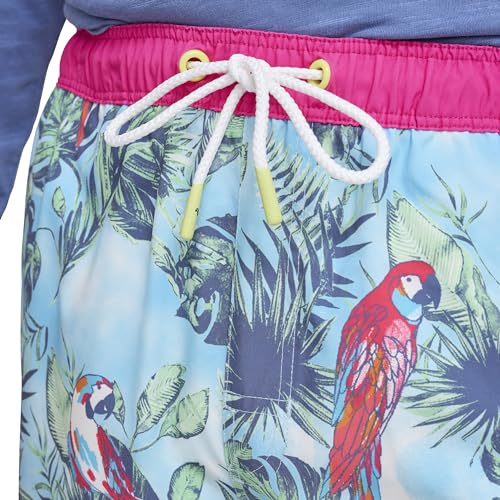 Margaritaville Men's Standard Island Reserve Parrot Swim Trunk4