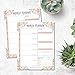 Pink Floral Undated Weekly Family Calendar Planner Pad, Mom Monthly to Do List Desk Paper Notepad, Week Day Weekend Organizer, Personal Goal Habit Tracker, Kids School Productivity, 50 Tear Off Pages