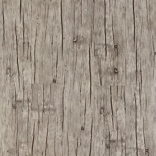 FLOREXP Vinyl Flooring Wood Effect Linoleum Flooring Peel and Stick Floor Tiles Self Adhesive 2.0mm 7 Pieces Waterproof for Kitchen Living Room (Washedoak, 1m²)