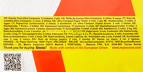 Renova Rollos de Cocina Maxi Absorption Extra XXL - 2 rollos Tamaño Triple - imagen 10