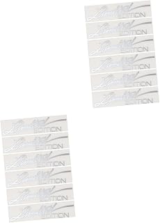 VICASKY 12 Peças De Adesivos De Carro Acessórios De Carro Para Homens Meninos Adesivos De Janela Adesivos De Vinil Para Carro Decalque Do Corpo Liga De Alumínio Decalques De Carro