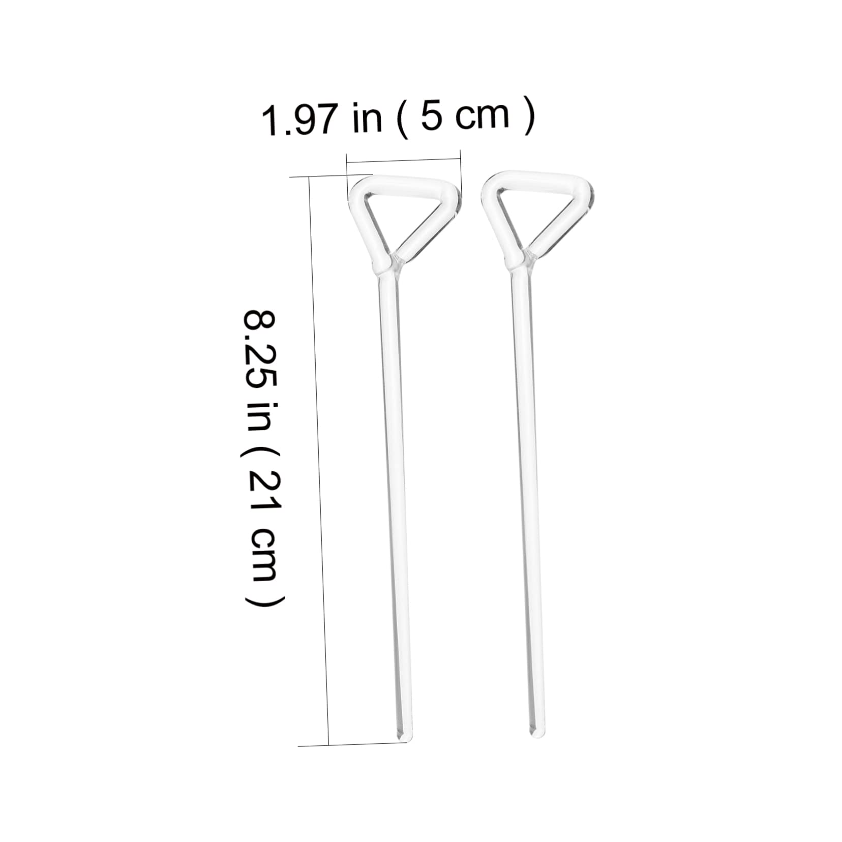 CIYODO 2pcs Diffuser Cell Spreader Stick Culture Spreader Polypropylene Cell Spreader Scientific Cell Spreader Petri Spreaders Cell Spreader Bars Spreading Glass Transparent