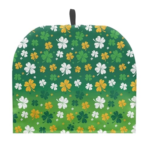Mintulipy Four Leave Teapot Cozy Cover Insulated to Keep Warm Tea Cozy for Teapot Insulated Teapot Cover Tea Cosy Cotton with Extra Thick Wadding
