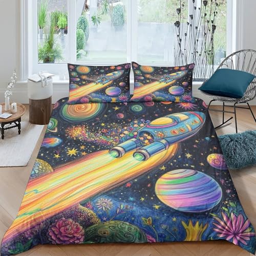Housse de couette Jésus impression 3D microfibre de qualité supérieure 135x200 - 2