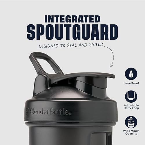 Miniatura 8 de BlenderBottle Classic V2 - Botella mezcladora perfecta para batidos de proteínas y antes del entrenamiento, 28 onzas, los colores pueden variar,