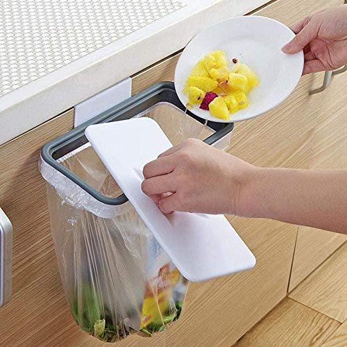 Porte-Sac Poubelle Rose à Suspendre Sur Porte De Placard - Rangement Pratique Pour Cuisine, Salle De Bain, Bureau