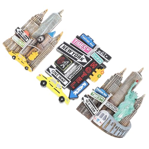 SMASOLO 3 Piezas Imanes para Nevera de Resina Decoración