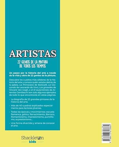 Artistas.22 genios de la pintura de todos los tiempos | Mis Pequeños Héroes: libros infantiles para conocer a los grandes personajes de la historia y los valores que los inspiraron. - imagen 2