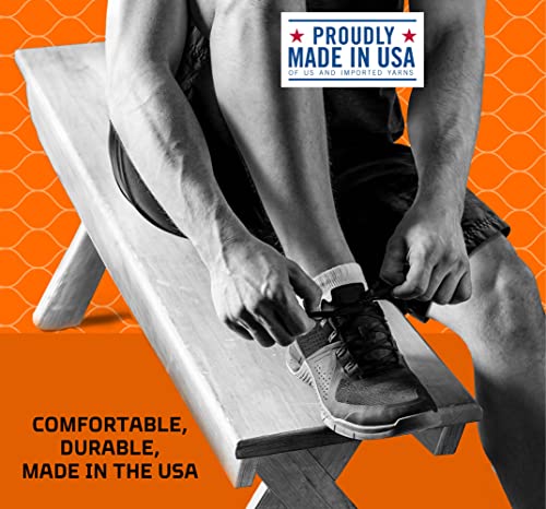 Burlington Mens Comfort Power Men's No Show By Burlington Casual Sock, White, Shoe Size 6-12 Us #TOP3