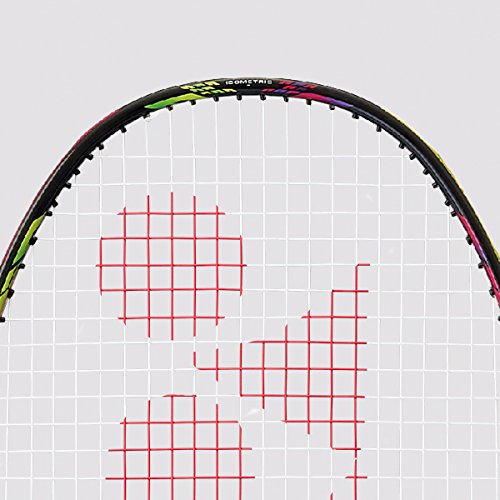 Image of Yonex Duora 10 LT Graphite Unstrung Badminton Racquet (Pink /Yellow) Badminton Racquet
