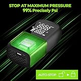 Autoyes Tyre Inflator Air Compressor,150 PSI Car Tyre Pump,Portable Cordless Tyre Inflator, Wireless Ring Inflator Recharge,Digital Tyre Compressor Auto Off For Car Bike, Pump LED Light,Black - Image 3