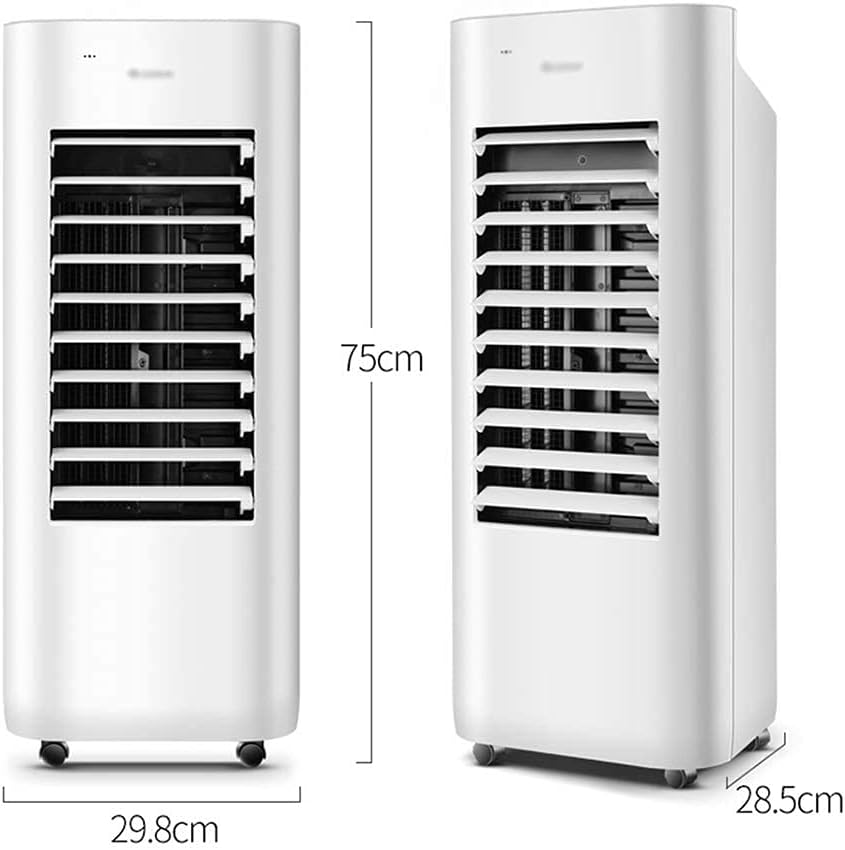 Evaporative Coolers Portable Air Conditioning Unit Cooler with Remote Control and Purifier Humidifier 3 Fan Speeds with Oscillation Function for Home Or Office Use