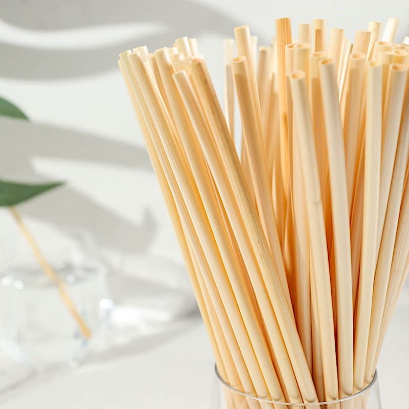 Pitillos biodegradables de trigo natural 9 pulgadas x100 miniatura 7