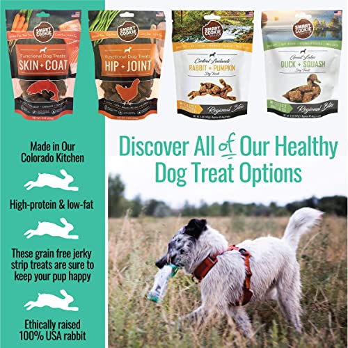 Smart Cookie Single Ingredient Rabbit Jerky Dog Treats - Training Treat Strips For Dogs And Puppies With Allergies, Sensitive Stomachs - Dehydrated, 100% Meat, Grain Free, Made In Usa - 3Oz, Pack Of 1 #TOP6