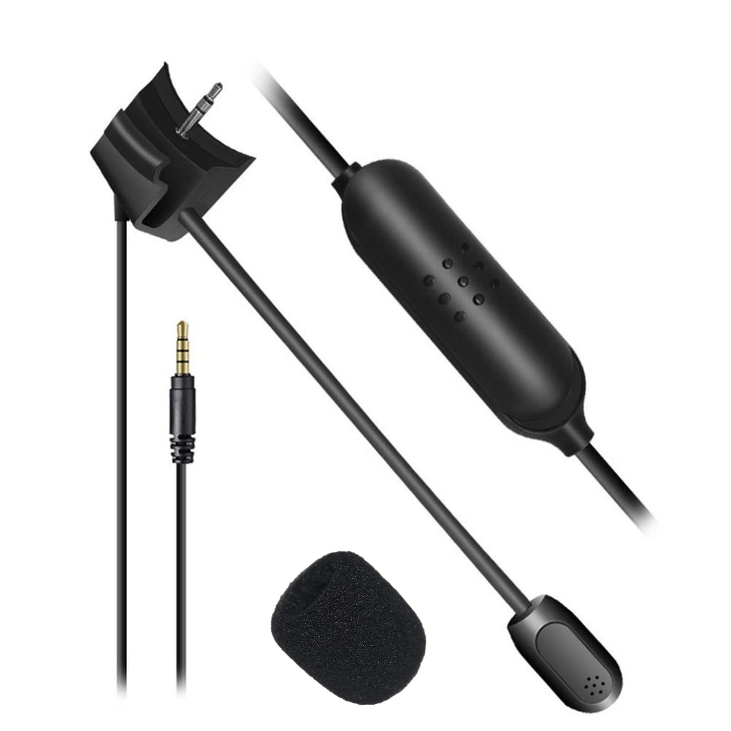 Aiivioll Replacement Audio Cable for BOSE QC35 QC45 External Microphone Headset