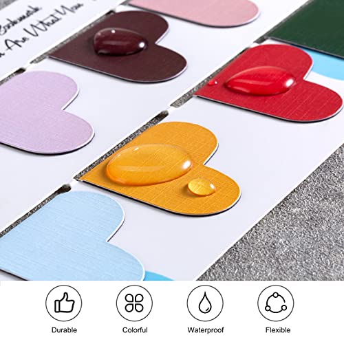 10 Pack Heart Cute Magnetic Bookmarks Bulk For Books, Assorted Magnetic Page Corner Bookmarks For Book Lovers,Kids,Women,Men,Teachers,Students,Birthday Christmas Graduation Gift (2-Side Printed) #TOP3