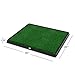 Artificial Grass Puppy Pad for Dogs and Small Pets – Portable Training Pad with Tray – Dog Housebreaking Supplies by PETMAKER
