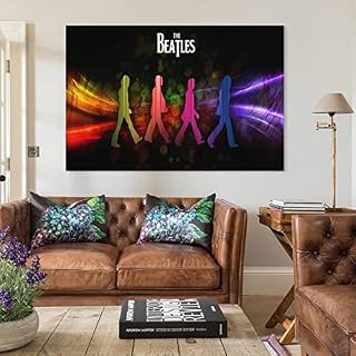 AAOCLO Musiciens Murale D’art L’image Imprimée Sur Toile The Beatles Photos D’œuvres D’art Pour Le Bureau À Domicile Décoration Moderne 20x30inch(50x75cm) - Les Beatles, Paul McCartney, John Lennon, RIngo Starr, George Harrison AAOCLO Musiciens Murale D'art L'image Imprimée Sur Toile The Beatles Photos D'œuvres D'art Pour Le Bureau À Domicile Décoration Moderne 20x30inch(50x75cm) – Image 5
