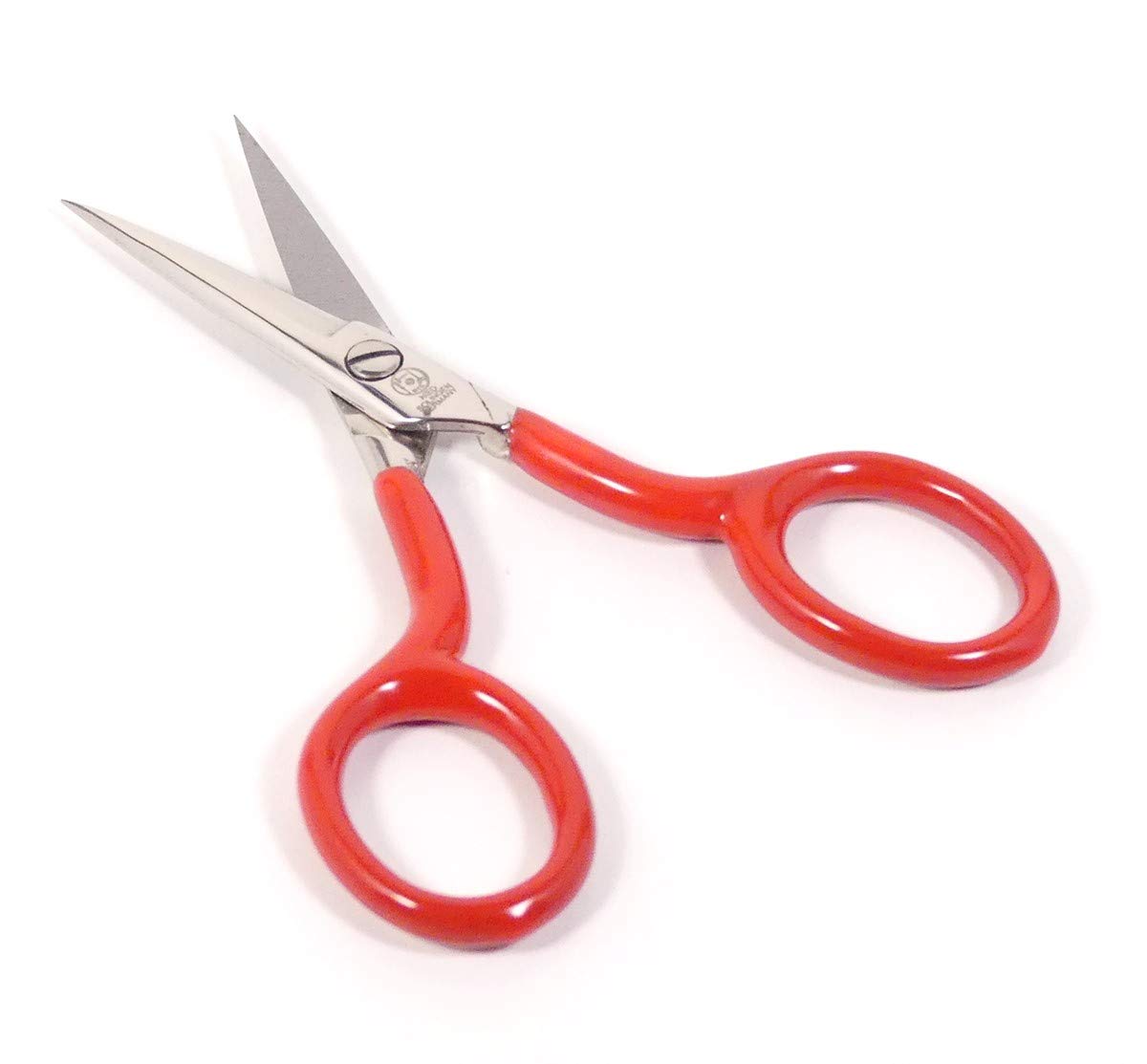 NTS-Solingen Embroidery Scissors - Industrial Sewing Scissors - Red Handles - Carbon Steel - Size 3.5 Inches - Image 3