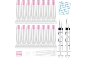AMORIX 50PCS Empty 20ml Lip Gloss Tubes Refillable Lip Balm Cosmetic Squeeze Lip Gloss Tubes