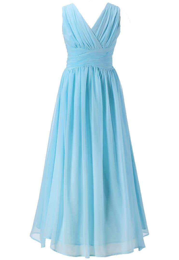 Happy Rose Juniors Long Bridesmaid Dress Party Dresses Flower Girl's Dress