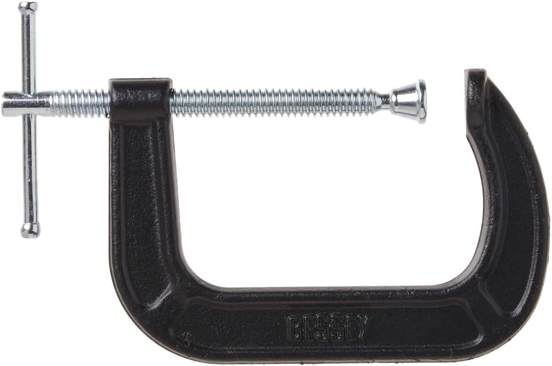 Kyien Stainless Steel C-Clamp - Heavy Duty G-Clamp For Woodworking, Welding & Automotive Repair