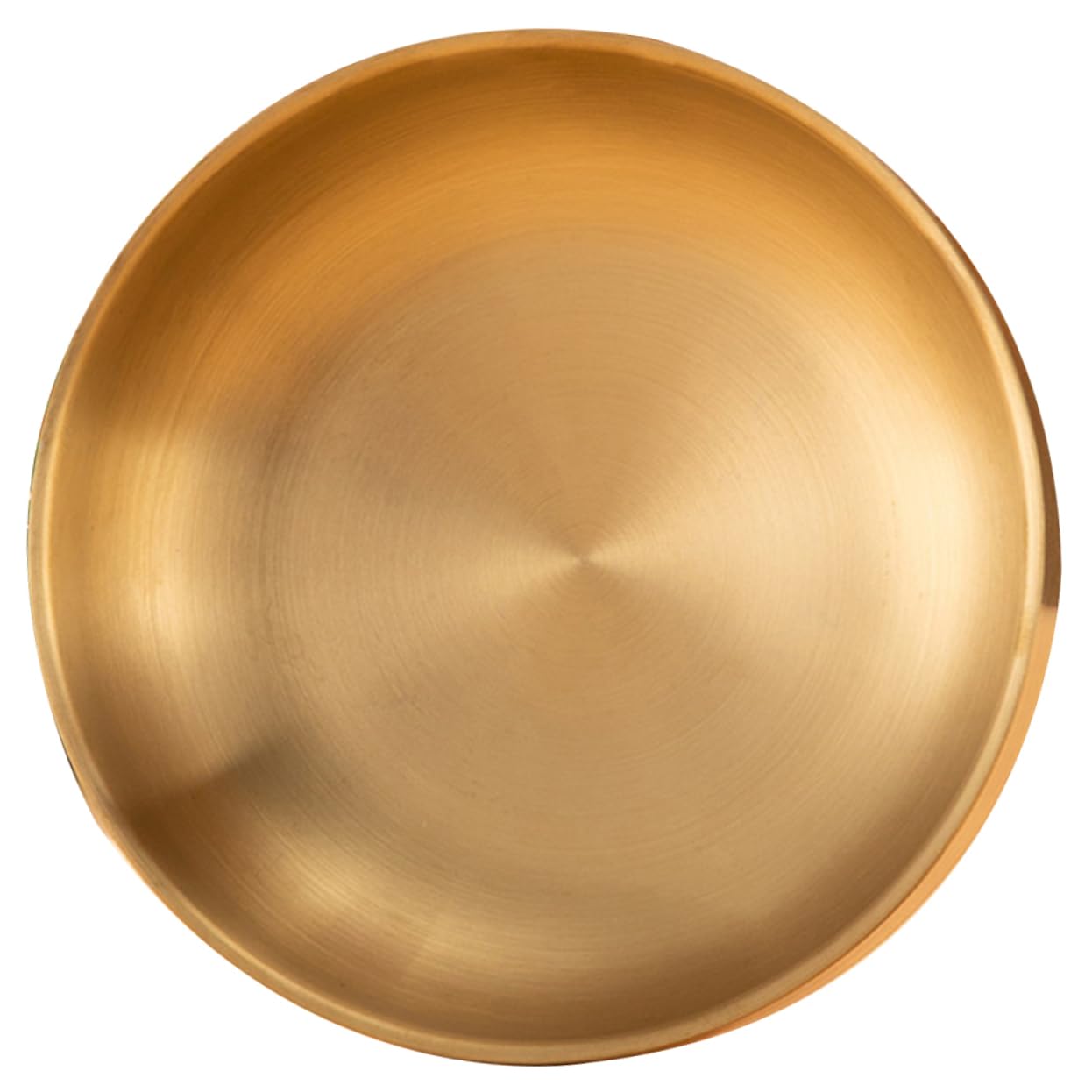 Garneck Korean Noodle Plate Stainless Steel Sauce Dipping Dish Condiment Plate Picnic Snack Ramen Bowl