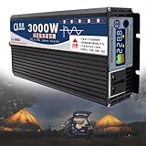 DPDZSW Inverter a Onda Sinusoidale Pura,Trasformatore di Potenza Convertitore 3000W - 12000W Inverter 12V/24V/48V/60V/72V 220V 230V Invertitore di Tensione,3000W-24V