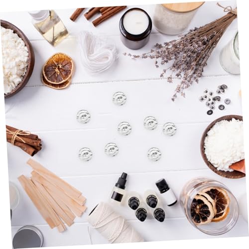 Bases Metálicas para Mechas de Velas 300pcs DIY miniatura 4