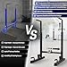 Yes4All Dip Stand 500 LBS Capacity, 80 Levels Adjustable Dip Bars, Dip Station Machine for Home Gym - Black