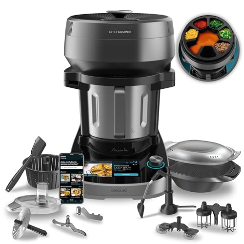 Cecotec Robot de Cocina Multifunción con Dispensador de Alimentos Mambo CooKing Unique. 2200W, 45...