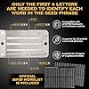 SEEDOR Safe – Bitcoin Steel Wallet, Seed Back-Up für Hardware Wallet