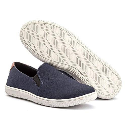 Kit Iate Masculino em Lona 2 pares (41, Marrom e Azul)